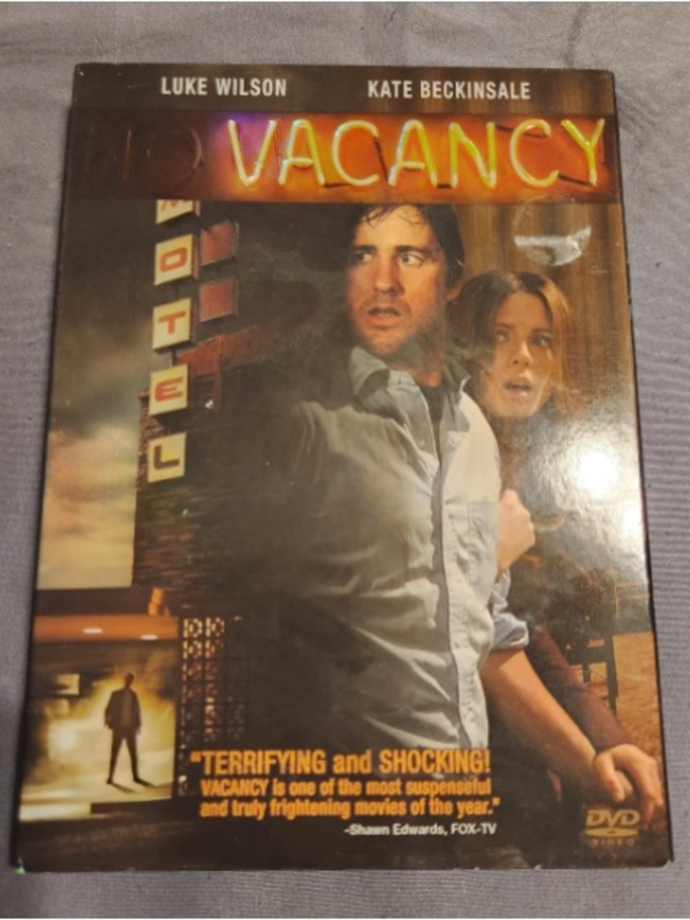 VACANCY Movie DVD - Black Cover